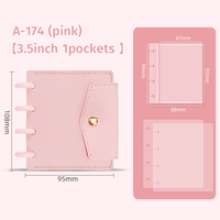 Cubierta de cuero personalizada con patrón de lichi de 3,5 pulgadas, lujosa, organizada, ligera, encuadernada en disco, soporte para tarjetas fotográficas, álbum