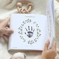 LABON Baby Birth Memory Book Erstes Jahr Album Personal isiertes Babybuch Andenken Journal Meilenstein Baby Geschenk
