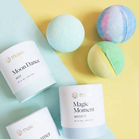 Personnalisé tube rond de boîte d'emballage de bombe de bain, boîte-cadeau exfoliante en gros pour les produits de soin de la peau, fabricant de carton