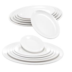 Infrangibile rotondo eco-friendly piatti di insalata in melamina completo stoviglie da ristorante stoviglie usa e getta - Product Image 1