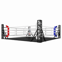 Toiles de tennis de boxe personnalisées 4m/5m/6m/7m/8m, équipement pour anneau d'entraînement thaïlandais