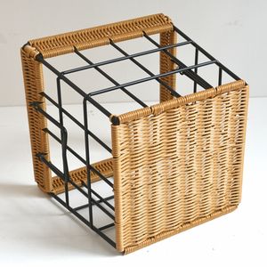 Cesti da cucina in <span class=keywords><strong>vimini</strong></span> per servire frutta e <span class=keywords><strong>pane</strong></span> in tessuto rotondo in Rattan - Product Image 5