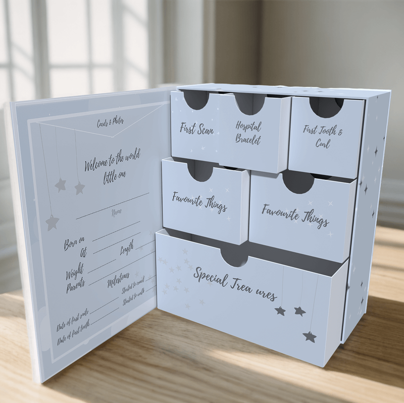 Custom Design Box Baby Keepsake Box