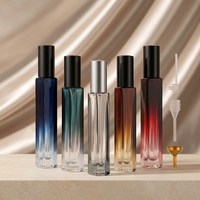 Flacon de parfum rechargeable en verre, lot de 10 ml, vaporisateur de voyage portable, atomiseur vide pour distributeur de Cologne