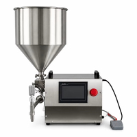 Machine de remplissage semi-automatique pour beurre de cacahuète, pâtes, liquides, sauces, yaourts et huiles