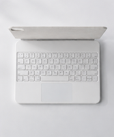Keyboard Mini Nirkabel Magnetik Plastik Baru dengan Touchpad LED Backlit USB-C untuk Tablet Desain Ultra-Tipis yang Dapat Diisi Ulang