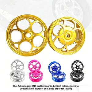 Cerchi Ruota Anteriore e Posteriore per <span class=keywords><strong>Vespa</strong></span> Spring Primavera Sprint <span class=keywords><strong>125</strong></span> 150 <span class=keywords><strong>LX</strong></span> <span class=keywords><strong>125</strong></span> I-Get LXV Accessori Moto - Product Image 3