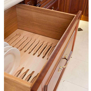 Meubles Kejia, armoires de cuisine américaines de style shaker, armoires de cuisine modernes en bois massif, bois naturel, accessoires - Product Image 6