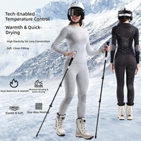 Sous-vêtements de ski fonctionnels X-BION Sports unisexes, tissés, respirants, chauds, compressifs, absorbant l'humidité