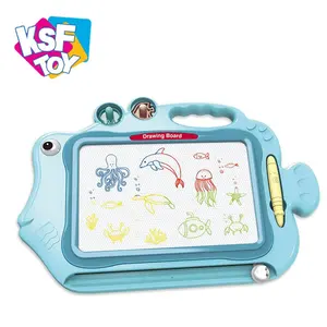 KSF गर्म बेच रचनात्मक शैक्षिक रंगीन पेंटिंग खिलौना जादू चुंबकीय व्यामार्जनीय ड्राइंग बोर्ड बच्चों के लिए
