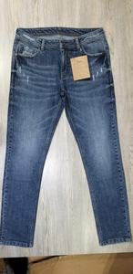 Jeans slim pour hommes tissu extensible confortable toute la journée porter qualité durable parfait pour le bureau décontracté et les activités de plein air - Product Image 5