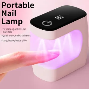 Mini lampe de soin des ongles, lampe de séchage portable pour soin des ongles, lampe de polymérisation rapide rechargeable - Product Image 2