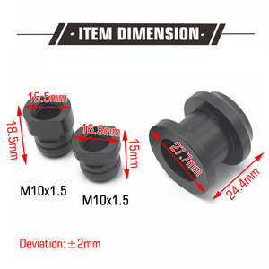 EPMAN Collarín de Aluminio para Palanca de Cambios <span class=keywords><strong>Honda</strong></span> Civic Acura RSX Type <span class=keywords><strong>R</strong></span>, Reemplazo Mejorado para Perilla de Cambios de Posventa EPAA01G122 - Product Image 2