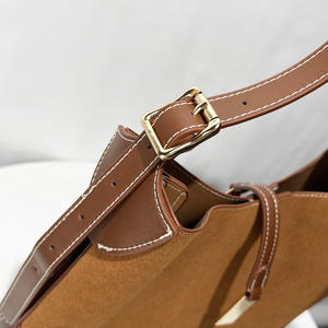 Sac à bandoulière pour femme avec logo personnalisé, sac fourre-tout vintage, sacs à main de grande capacité, sacs à bandoulière pour femmes - Product Image 5