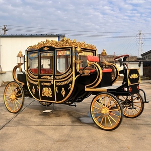 Nouvelle Carrosse Royale de Luxe Électrique pour Mariage avec Lumières, Corps Noir - Product Image 4