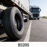 295/75R22.5 HS205 Kapsen Taitong Terranking Doupro Distributor Ban Radial Truk Bus Kota Trailer