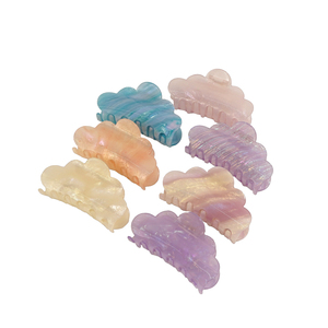 Pinza de Pelo de Lujo con Forma de Nube de Color, Pinza de Pelo Grande de Acetato/Acrílico para Cabello Grueso y Voluminoso, Alta Calidad, Moda Personalizada - Product Image 1