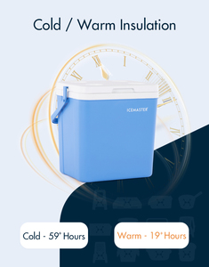 IceMaster <b>Custom</b> 26l Outdoor <b>Insulated</b> Cooler <b>Box</b> Portable Camping Barbecue Picnic Drink Wine & Beverage Coolers Ice Chest - Product Image 6