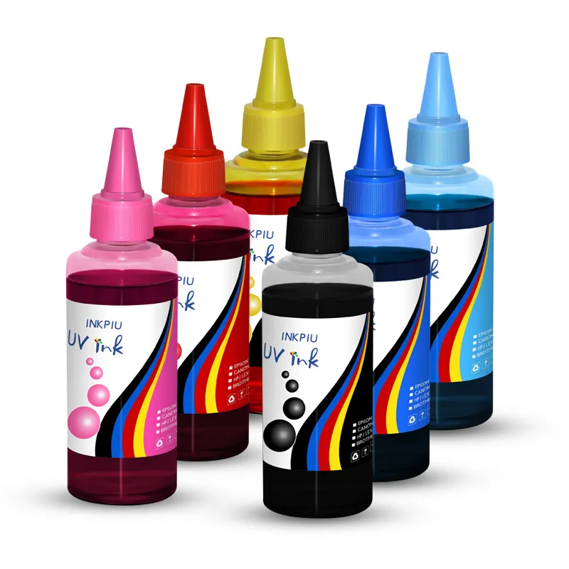 Diskon Besar Universal UV DYE Ink untuk Ep untuk Canon untuk Brother Inkjet Printer Diisi dengan Tinta Desktop Inkjet Printer