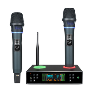 FBX Feedback Suppression UHF Karaoke Microphone with USB Charging Wireless Rechargeable <strong>Function</strong> Professional Audio <strong>Mic</strong> - Product Image 1
