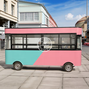 รถขายอาหารไฟฟ้าทรงสี่เหลี่ยม ปี 2025 รถพ่วงขายเคบับ พร้อมอุปกรณ์ครบครันสำหรับรถขายอาหารในสหรัฐอเมริกา พร้อมตู้เย็น - Product Image 2