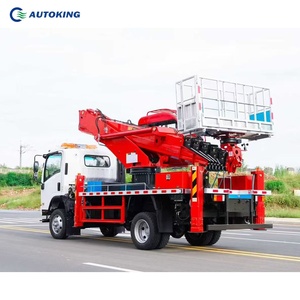 Qingling ISUZU <span class=keywords><strong>4WD</strong></span> awp xe tải hoạt động cao độ cao Xe Tải-địa hình gồ ghề di động nâng cao nền tảng công việc cho công nghiệp - Product Image 3