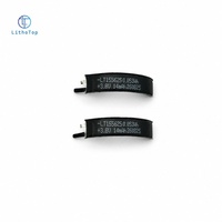 Batterie LiPo rechargeable flexible incurvée LithoTop 155625 3.8V 14mAh 1.5x5.6x25mm pour bagues intelligentes et appareils portables