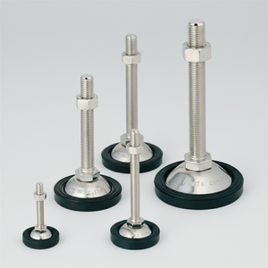 Pie de nivelación de la serie AUTOCFT con accesorio de almohadilla de goma antideslizante, adaptador de 8 piezas - Product Image 1