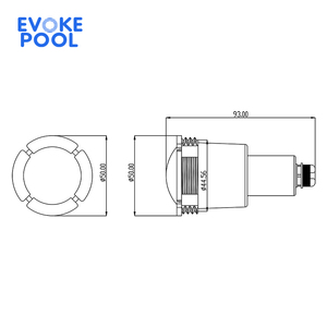 Luz para Piscina con Carcasa PPS IP68 RGBW Color 12V AC 1.5 Pulgadas LED ETL Iluminación Subacuática para <span class=keywords><strong>Piscinas</strong></span> Compatible con Microbrite - Product Image 5