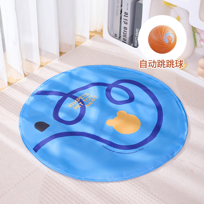 Blue Bear (comprend une balle rebondissante pour stimuler les instincts de chasse d'un chat)