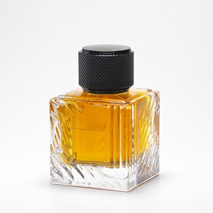 Nhà Máy Bán buôn 100 ml chai nước hoa vuông độc đáo chai nước hoa rõ ràng rỗng chai nước hoa thủy tinh với nắp - Product Image 3