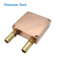 Bloc de refroidissement CPU en cuivre standard pour plaque froide liquide d'ordinateur 40*40 mm