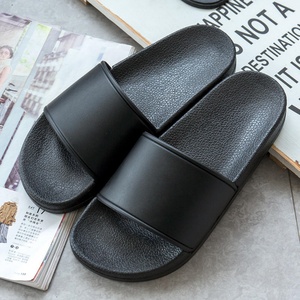 Custom Logo Slide Sandals Men Women Personalized Black Strap White Sole Summer <b>Beach</b> Slippers Non Slip Indoor Outdoor <b>Shoes</b> - Product Image 2