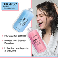 Sampo Perawatan Rambut Organik Keratin Amino Complex Oem/odm, Perbaikan, Pelembut, Anti-Ketombe, Perangsang Pertumbuhan Rambut untuk Rambut Rusak