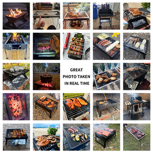 เตาบาร์บีคิวถ่านพับได้พกพา Pinnovo สำหรับตั้งแคมป์ ปิ้งย่างกลางแจ้ง ทำอาหาร แคมป์ไฟ ลานบ้าน ปาร์ตี้ - Product Image 4