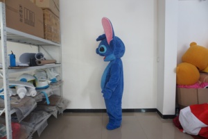 Costume de mascotte monstre bleu personnalisé pour adulte, <span class=keywords><strong>cosplay</strong></span> d'anime d'Halloween, animal de dessin animé, peluche, Fursuit, Disfraz unisexe, en stock - Product Image 2