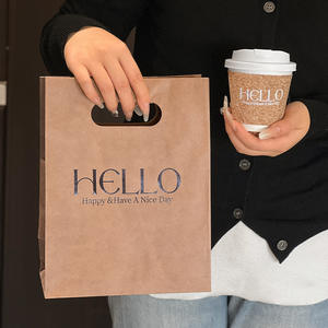 Bolsa <span class=keywords><strong>de</strong></span> Papel Kraft Impresa Personalizada para Comida para Llevar y Entrega <span class=keywords><strong>de</strong></span> Alimentos, <span class=keywords><strong>Bolsas</strong></span> <span class=keywords><strong>de</strong></span> Papel Marrón con su Logotipo - Product Image 2