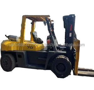 Japan Original TCM 7 Ton Powered <b>Pallet</b> Truck Model TCM 70 Diesel 4x4 Drive Offroad Good Performance Low Price <b>Used</b> 1 Year - Product Image 1