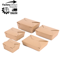 Boîtes à fentes jetables personnalisées imprimées pour la restauration rapide - Boîtes d'emballage en papier pour sushis, burgers, frites et snacks - Vente en gros