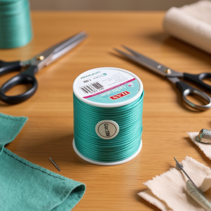 Cordoncino a coda di topo ILAN 2,5 cm x 50 m colore turchese per artigianato e cucito - Product Image 3