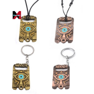 Accessoires de <span class=keywords><strong>jeu</strong></span> Légende <span class=keywords><strong>Zelda</strong></span> Collier de cornemuse Sky Sword Owl <span class=keywords><strong>Breath</strong></span> <span class=keywords><strong>Of</strong></span> <span class=keywords><strong>The</strong></span> <span class=keywords><strong>Wild</strong></span> Eyes Porte-clés porte-clés en métal - Product Image 2
