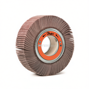 Disque abrasif à lamelles en corindon 165x30x54 mm avec trou pour le meulage - Product Image 2