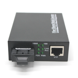 2 4 Port 10 100 1000 SC Ethernet Dual Fiber Optic Media Converter Price 100M 1000M Fiber Optic to RJ45 Media Converters