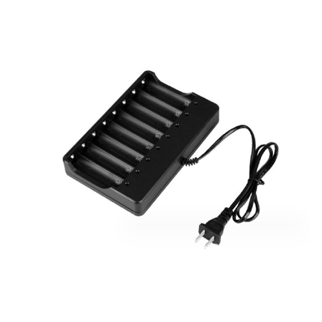 Wholesale 18650 Lithium Battery Charger From Manufacturer, 3.7V Intelligent Eight-charger with Cable, 8-slot Cable Charger