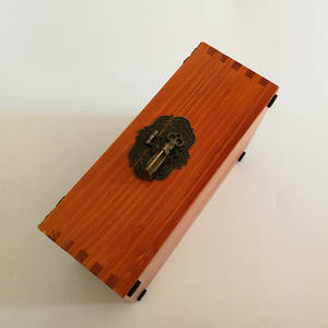 Cadeau de Noël parfait Amzcraft Style américain boîte de rangement décorative en bois écologique peu encombrante pour bijoux lettres décor - Product Image 6