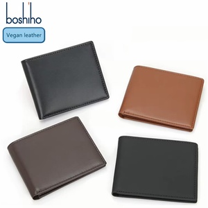 Boshiho Men's <b>Card</b> <b>Holder</b> Purse Microfiber Leather Fold <b>Wallets</b> RFID Anti-Theft Polyester Lining Short Wholesale <b>Wallet</b> - Product Image 6
