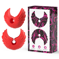 Bestseller 10 Vibrationsmodi Nippel-Vibrator Klemmen Erwachsenen-Vibrations-Nippelklemmen Erotikspielzeug für Frauen Paare