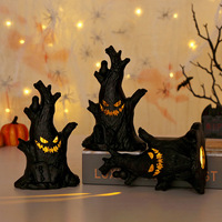Nouvelle Collection 2026 : Lanternes LED sans Flamme Réutilisables en Plastique pour Halloween – Décoration Rétro, Cadeau Idéal, Fournitures de Fête pour Table et Maison