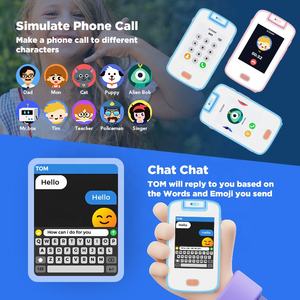 Nouveaux produits <span class=keywords><strong>2023</strong></span> Jouets pour enfants Téléphone portable intelligent avec caméra rotative à 180 degrés Vente en gros Marque privée - Product Image 3