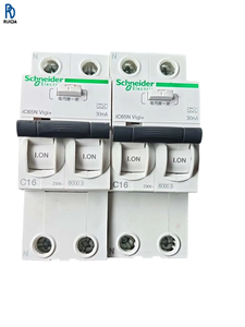 IC65N เบรกเกอร์กระแสไฟตกค้าง 2P 16A อุปกรณ์ป้องกันไฟรั่ว โอเวอร์โหลด ไฟฟ้าลัดวงจร - Product Image 1